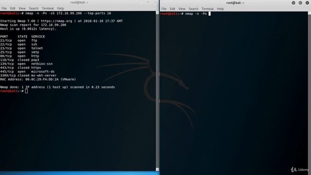5. Nmap in Action - 2 Detection & Management part 1 смотреть онлайн