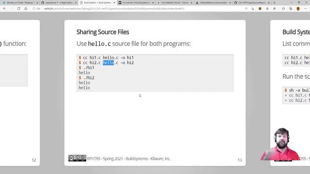 CSCI 4470 05 BuildSystems Part2 BuildingAnExecutable смотреть онлайн