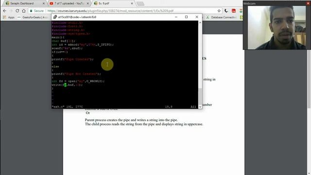 Ex 9 | INTERPROCESS COMMUNICATION USING PIPES смотреть онлайн