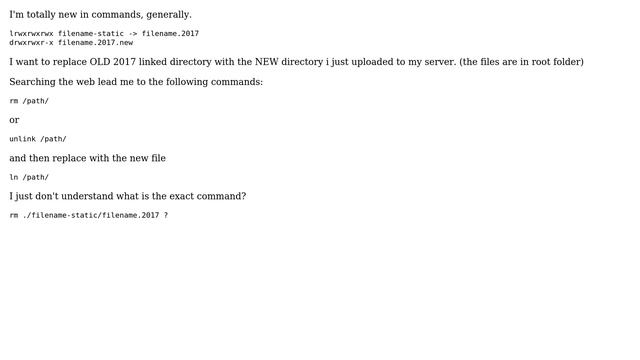 Ubuntu: How to unlink/remove a directory from a symlink? смотреть онлайн