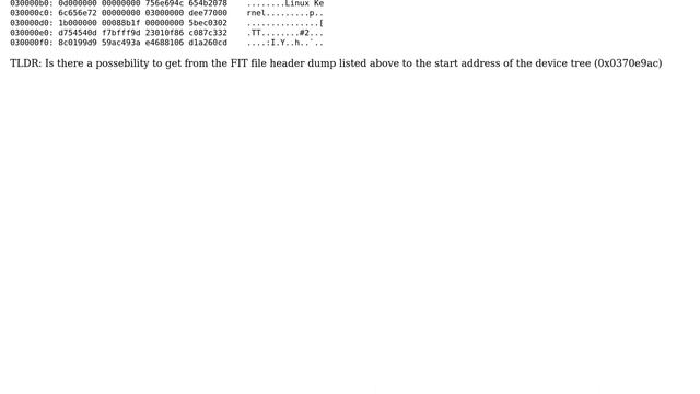 Unix & Linux: uboot Flattened Image Tree decompilation смотреть онлайн