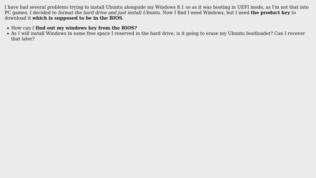 Ubuntu: Find out my Windows 8 product key смотреть онлайн