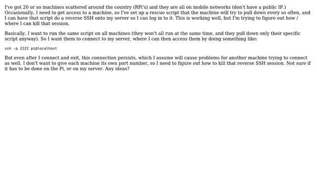 End Reverse SSH session смотреть онлайн