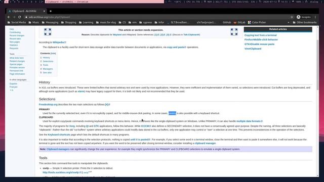 Primary Selection on Linux (X11) смотреть онлайн