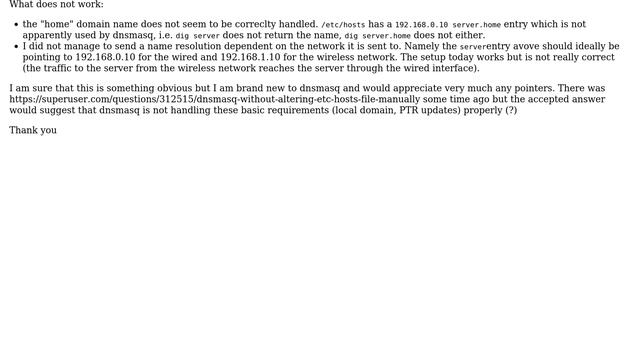 dnsmasq: how to handle the local domain (A, PTR)? (2 Solutions!!) смотреть онлайн