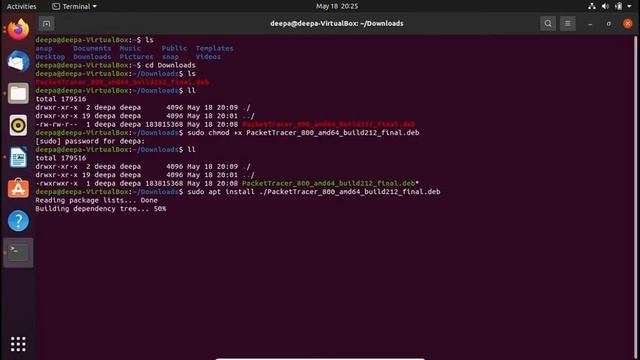 Install Packet Tracer In Ubuntu смотреть онлайн