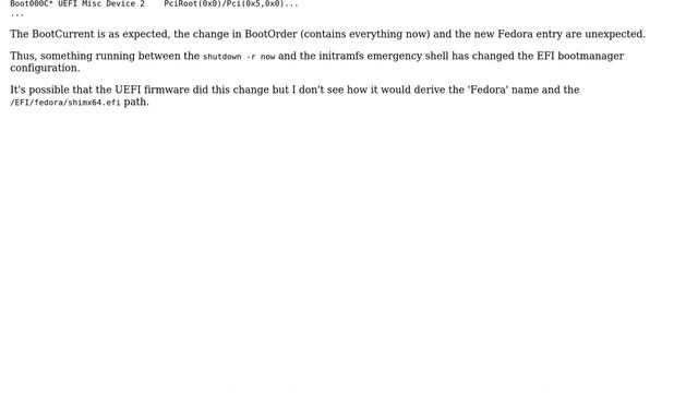 Unix & Linux: How is the UEFI boot configuration changed during Fedora boot? (2 Solutions!!) смотреть онлайн
