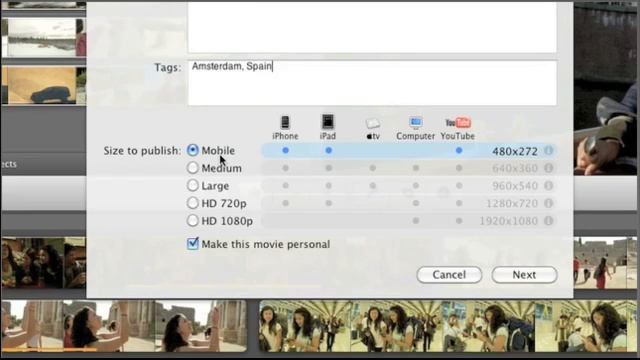 iMovie - Share Your Video by Publishing it Online смотреть онлайн
