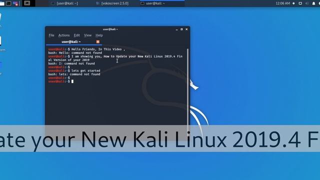 Kali Linux 2019.4 Update смотреть онлайн