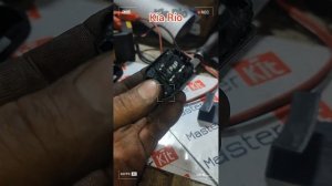 установка противотуманных фар протяжка проводки и установка кнопки Kia Rio