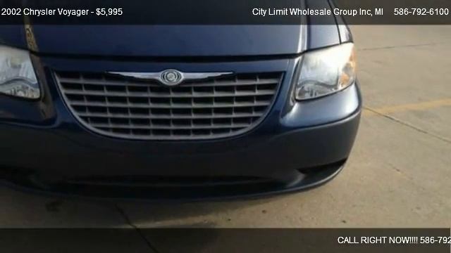 2002 Chrysler Voyager BASE - for sale in Clinton Twp, MI 48035 смотреть онлайн