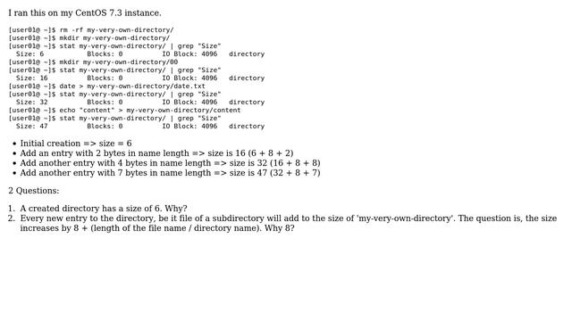 How directory size is calculated? смотреть онлайн