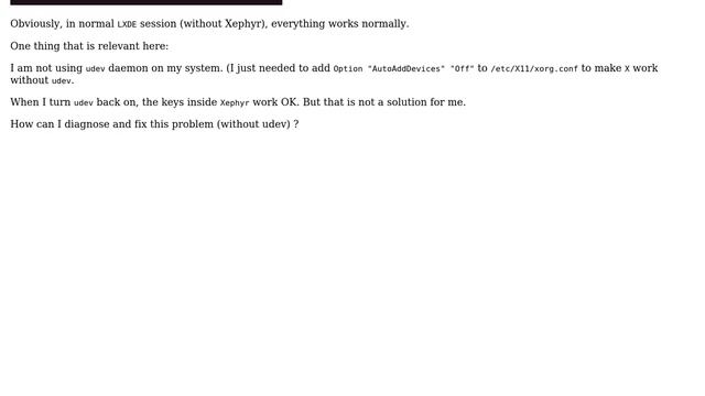 Unix & Linux: Xephyr: keyboard mapping not working properly (3 Solutions!!) смотреть онлайн