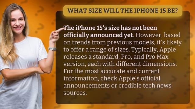 What size will the iPhone 15 be? смотреть онлайн