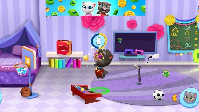 My Talking Tom Friends - Gameplay Walkthrough Part 13 - Catch Roy (iOS, Android) смотреть онлайн