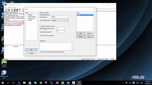 FTP server using FileZILLA смотреть онлайн