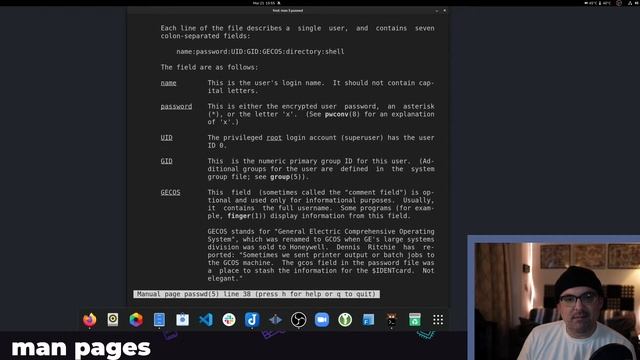 C'mon man! Linux man pages are great. смотреть онлайн
