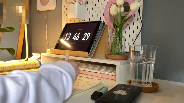 STUDY WITH ME 🙇♀️|| No music, Background noises смотреть онлайн