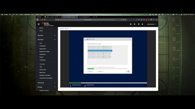 Installing a Windows Server 2019 VM on OpenShift смотреть онлайн