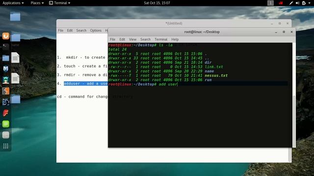 Working with file and add user in linux | learningtech смотреть онлайн