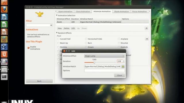 Lesson 6 how to activate all the effects Compiz in ubuntu смотреть онлайн