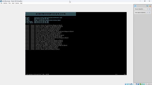 Arch Linux install BIOS mode (Installation) смотреть онлайн
