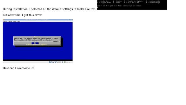 Unix & Linux: FreeBSD 8.2 STABLE installation failing on VirtualBox смотреть онлайн