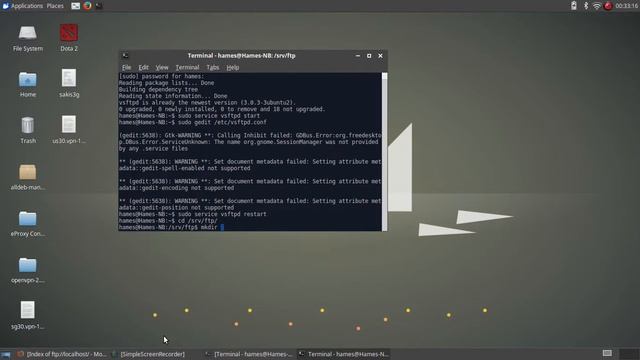 Tutorial Setting FTP di Linux (UBUNTU) смотреть онлайн