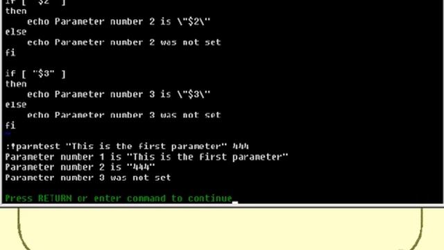 Unix Shell Scripting Command-line Parameters Part 1 смотреть онлайн