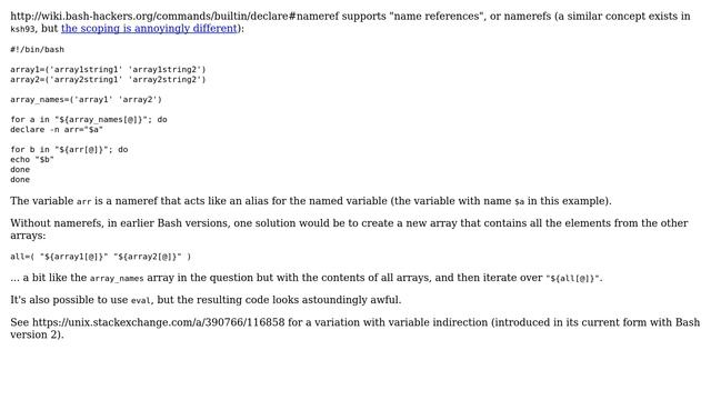 Unix & Linux: Referencing bash array variables from another array (3 Solutions!!) смотреть онлайн