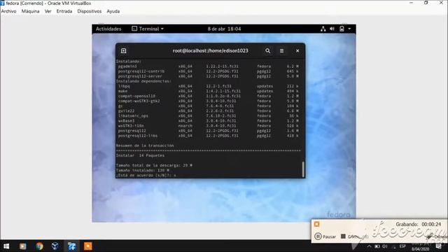 intalacion de linux fedora 31 смотреть онлайн