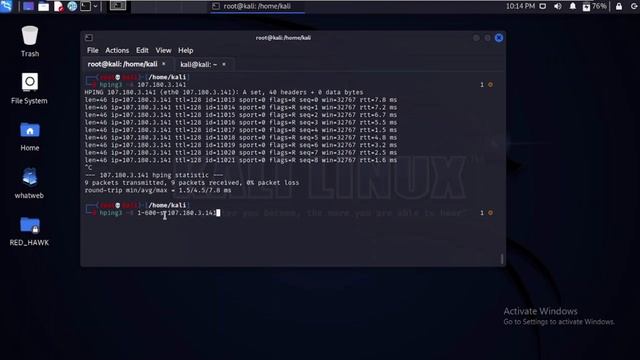 Comando Hping3 ITLA смотреть онлайн