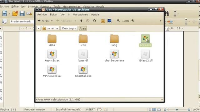 Como descargar ares para la canaima linux смотреть онлайн
