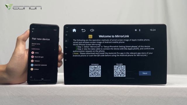 【How to】Setup Wired #Android Screen Mirroring Eonon 7 inch Linux #doubledin #carplay #carstereo X3 смотреть онлайн