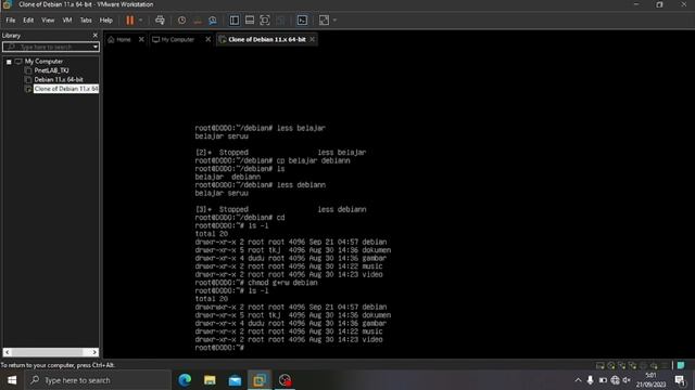 Perintah Dasar Linux Debian 11 смотреть онлайн