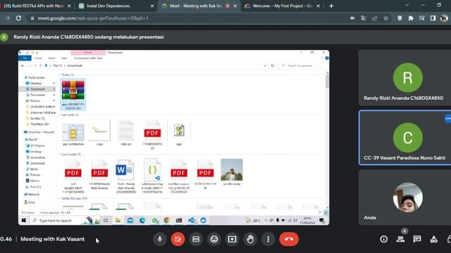 Meet Meeting with Kak Vasant Google Chrome 2023 06 11 20 23 30 "How To Deploy in Cloud Run" prt смотреть онлайн