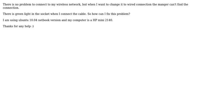 Ubuntu: Network manager doesn't find my wired conection смотреть онлайн