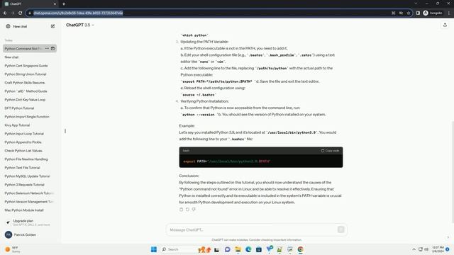 python command not found in linux смотреть онлайн