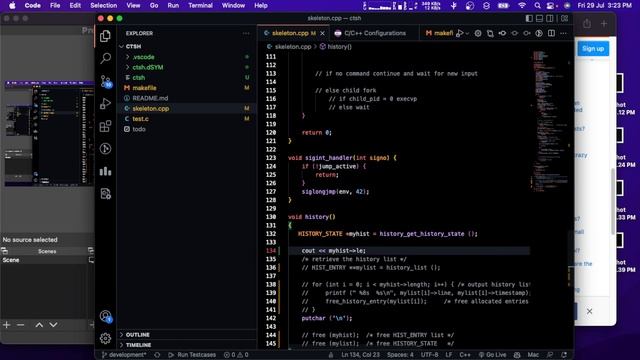 Trying to build my own Unix shell from scratch ( Part 4.2 ) debugging for macOS смотреть онлайн