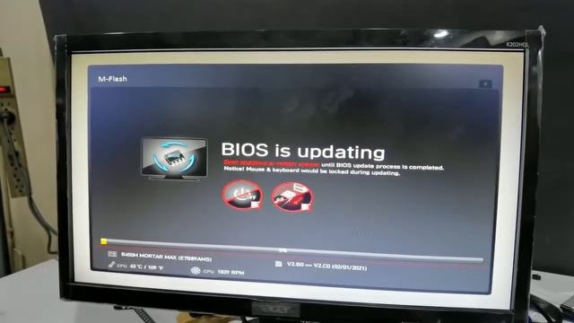 MSI B450 Mortar Max Bios Update смотреть онлайн