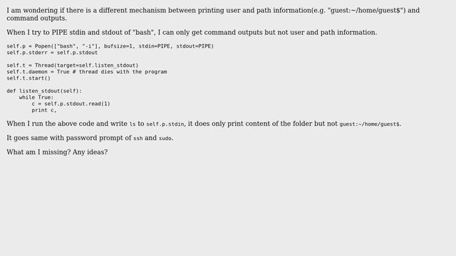 Unix & Linux: How does 'bash' or 'gnome-terminal' print user and path information? смотреть онлайн