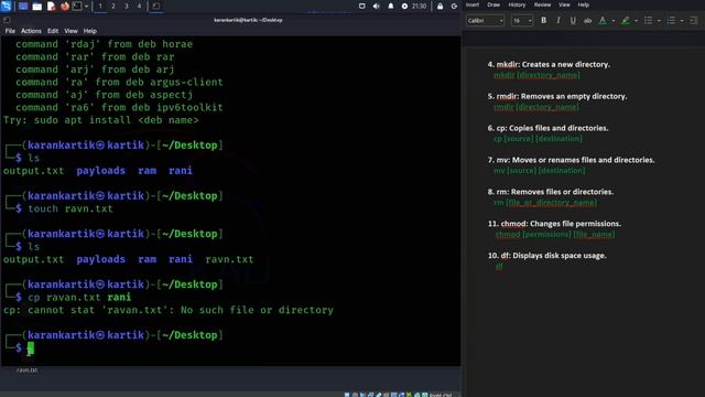 Top 10 System Commands in kali Linux Hindi🔥🔥| Kali Linux #kalilinux #hacking #ceh #cybersecurity смотреть онлайн