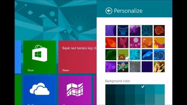 How to change the start screen background on windows 8.1 смотреть онлайн