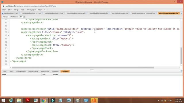 VISUALFORCE COMPONENTS AND ATTRIBUTES -2 || PAGE BLOCK SECTION,PAGE BLOCK BUTTON,INPUT COMPONENTS смотреть онлайн