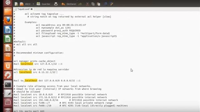 CONFIGURACION DEL PROXY EN UBUNTU- DOCUMENTADO EN VIDEO смотреть онлайн
