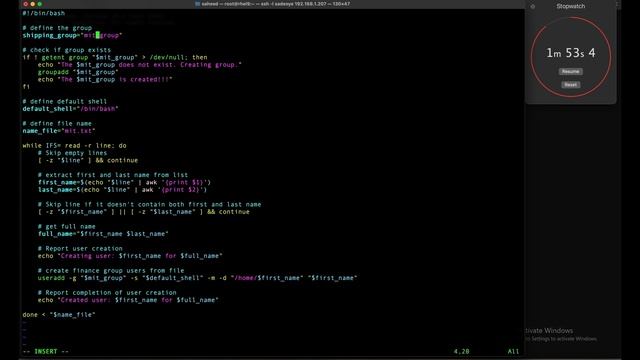 From 2 Minutes to 3 Seconds: Turbocharge User Creation with Bash Scripting! смотреть онлайн