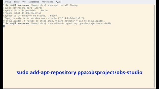 02 instalar Obs Studio en linux смотреть онлайн