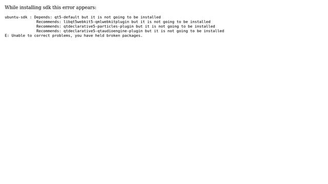 Ubuntu: Problem installing ubuntu-sdk смотреть онлайн