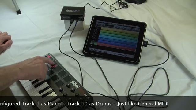 iConnectMIDI - iPad as a Multi Track DAW смотреть онлайн