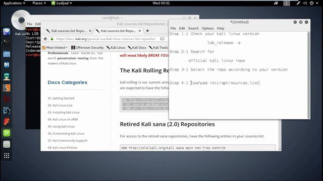Fix KALI Linux repository смотреть онлайн
